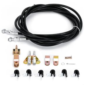 Universal Rear Parking Brake Cable Kit Emergency Brake Cable Kit Disc/Drum Parking Brake Cable Kit 330-9371