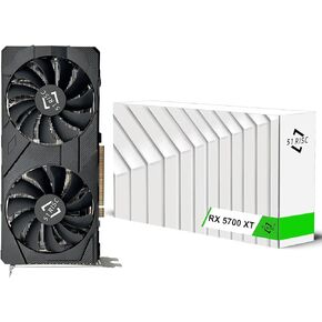 بطاقة رسومات 51RISC Radeon RX 5700 XT، 8 جيجابايت GDDR6 256bit PCIe 4.0 x16 Boost Clock 1905 ميجا هرتز DP x3 HDMI 1080P 1440p بطاقة ألعاب الفيديو دعم دقة 8K (Radeon RX 5700 XT 8 جيجابايت) in Kuwait