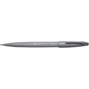 Pentel Fude Touch Sign Pen, Black, Felt Pen Like Brush Stroke (SES15C-A)