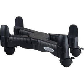 حامل وحدة المعالجة المركزية المحمول من Kantek مع عرض قابل للتعديل وعجلات قفل، عرض 16 بوصة × عمق 7 بوصة × ارتفاع 4.8 بوصة (CS200B)، أسود in Kuwait