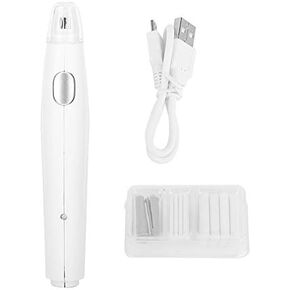 Electric Drawing Eraser Rechargeable Drawing Eraser Handy USB Charging Refillable Eraser with 16 Replacement Refills for Writing, Drafting, Sketching, Drafting(White)