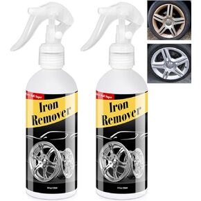 Iron Powder Remover 18 oz - Iron Out Rust Remover Spray for Car Detailing Remove Iron Particles in Automobile tire, Motorcycle, Use Before Car Wax or Car Wash, Effective Wheel Decontamination