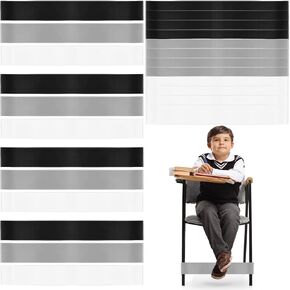 24 قطعة من أربطة الكراسي للأطفال، أدوات ADHD ملونة للأطفال، أربطة مطاطية قابلة للتمدد، أربطة مقاومة للتمدد للأطفال والطلاب، حسية ADHD (ألوان أنيقة، أحجام مختلطة)