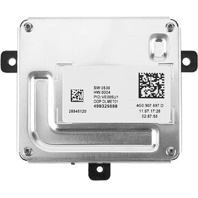 Day Time Running Light Diode LED Light Unit Daylight Driving Module Compatible with Au-di A4 A5 A6 Q3 Q5 TT VW CC Replace 4G0907397D Daytime Running Headlight Control Module 2013-2019