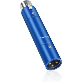 XMSJSIY Microphone Pream Mic Booster Preamplifier Ultra-Clean Gain for Dynamic Active Inline Microphone Up to +28dB Gain Professional XLR Amplifier for Broadcast Studio Recording