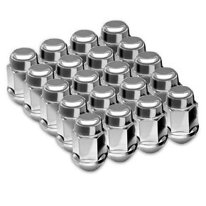 Richeer 20 PCS 12X1.5 Lug Nuts One-Piece Chrome OEM Style Large Acorn Seat, Replacement for 2006-2020 Ford Fusion, 2000-2019 Ford Focus, 2001-2022 Ford Escape and More
