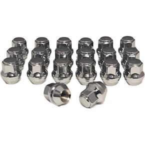 Eisen 14x1.5 One-Piece Chrome OEM Factory Style Replacement Lug Nuts for 2015-2020 Ford Mustang Edge Stock Wheels