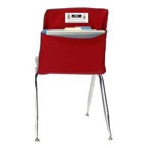 Seat Sack 10117 Storage Pocket, Grade 3-6, 17" Size, Large, Red