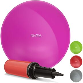 WALIKI Children's Wobbly Cushion, Alternative Classroom Seating | Inflatable Core Disc Seats for School (Pump Included, 12"/30CM, Purple)