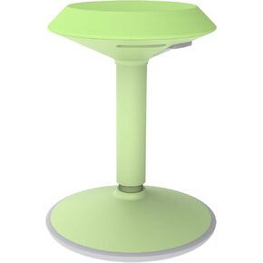 Learniture - LNT-NUS800-GA-SO Adjustable-Height Active Motion Stool w/Circular Seat - Flexible Seating for School Classroom, Office or Home - Green Apple in Kuwait