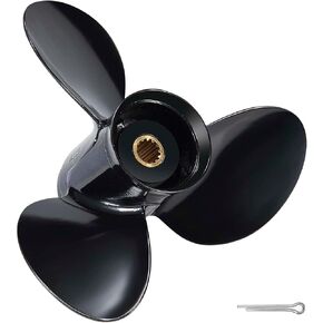 VSPROPs OEM Boat Propeller 12 1/4x15 Aluminum Prop Fit BRP Johnson Evinrude OMC Stern Drive 40-75 HP Outboard Motor 13 Spline Tooth Parts No.778774 RH