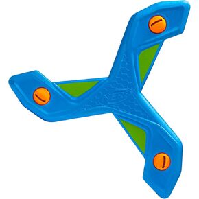 Franklin Sports NERF Kids Toy Boomerang-Slingerang Soft NERF Foam Boomerang للأطفال - هدية رائعة في الهواء الطلق للأولاد + الفتيات - الفناء الخلفي المثالي + لعبة الشاطئ لجميع الأطفال - رمي + صفير العودة للشباب Boomerang