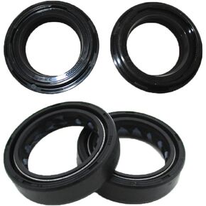 DJ-Motor Black Front Fork Seal Dust Cover Set 33x46x11mm 33x46x14mm for Pit Dirt Bike ATV Quad
