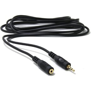 Ancable 2-Pack 6-Feet 2.5mm TRS Stereo Male to Female Audio Extension Cable for Canon Sony Camera Remote,Headphone,Harmony Hub IR Blaster & IR emitter