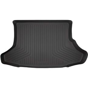 Husky Liners Weatherbeater Floor Mats | Fits 2010 - 2014 Toyota Prius | Front & 2nd Row, 3-pc Black - 98921