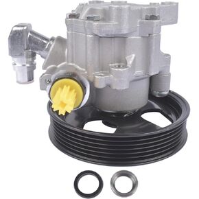 0024663801 0024668101 Power Steering Pump with Bracket Compatible with Mercedes Benz ML320 ML350 ML430 ML500 ML55 AMG W163 0024663801 0024668201 0044661401 0024664601
