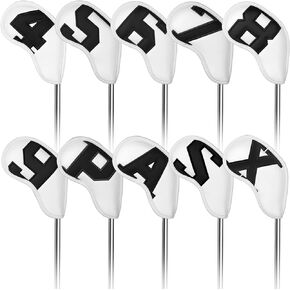 Craftsman Golf Magnetic Iron Headcovers Protective Cover with Large No.
