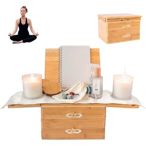 طقم المذبح | بلورات وأحجار شفاء للأرواح الواعية | مذبح السفر | مذبح طاولة التأمل | أحجار الشاكرا وبلورات الشفاء | لوازم مذبح السحر | طقم مذبح الويكا in Kuwait