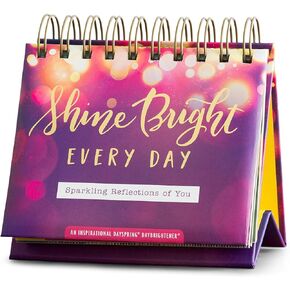 DaySpring - Shine Bright Every Day: Sparkling Reflections of You - A DaySpring Inspirational DayBrightener - Perpetual Calendar (10176)