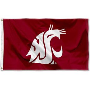 Washington State Cougars WSU University Large College Flag