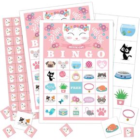 Basketball Bingo Cards, 24 Player Basketball Party Bingo Game for Family Adult, Sport Party Favor, Large Group Party Celebration Activity -09