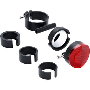 Airtag Bike Mount, Hidden Bicycle Seatpost Mount Compatible with Apple Airtags,Anti-Theft Air tag GPS Tracker Bike Reflector Holder for Mountain Bikes, E-Bike and Scooter (1-Pack)