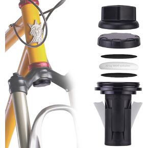 kimairy AirTag Bike Mount Hidden, The Most Secret Anti-Theft Device - Waterproof for MTB Bicycle Suspension Fork with Inner Diameter 18-30mm (AirTag Not Included)