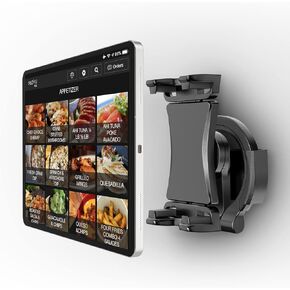 Tablet Wall Mount - 360° Rotatable, Universal Holder for 4.7-13 Inch Tablet, Ideal for Kitchen, Bathroom, Bedroom, Reading Room