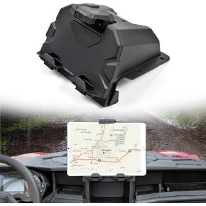 UTVSXPERT Electric Device Tablet Holder for Polaris General 1000 16-23, GPS Phone Mount Storage Box Tablet Organizer Tray for Polaris General 1000 4 / General 1000 XP 4 2016-2023 Accessories