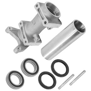 Caltric Rear Axle Bearings Seals Spacer and Bearing Carrier Kit Compatible with Suzuki LT-Z400 LTZ400 QuadSport 2003/64715-07G00 64715-07G0V 64731-07G00