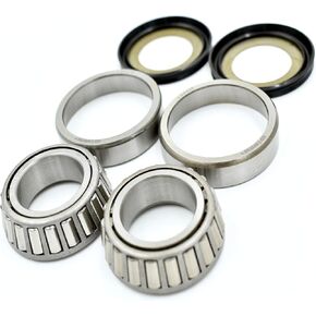 HD Switch Steering Drag Neck Stem Post Bearing, Race & Seal Kit Replaces Harley Davidson OEM 48300-60, 48315-60