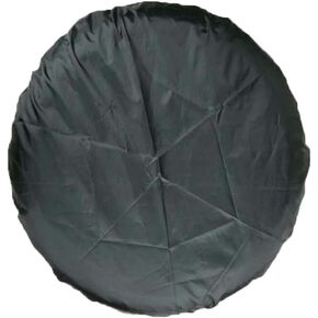 Comily Plus+ 13 Inch Universal PVC Spare Tire Wheel Cover Waterproof Dustproof Protector-Plain Black(13" for Diameter 22"-23") in Kuwait