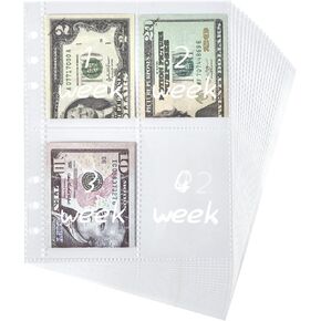 100 Envelopes Money Saving Challenge Binder with Pre-Printed Numbers with 1-100, A5 Money Saving Binder with Envelopes for Cash and Card, and Budget Planner to Save $5,050 (Macaron Pink)
