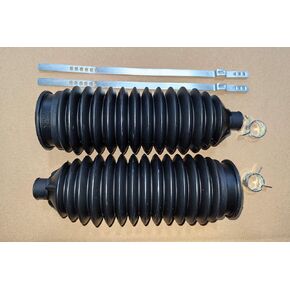 A Pair Steering Boots Bellows Left and Right Side Replacement for 2014-2023 Honda Pioneer 500 520 700 1000 & Yamaha Viking 700 VI Wolverine YXZ 1000R UTVs all Rack and Pinions