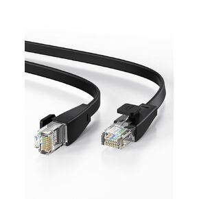 CableCreation Cat 6 Ethernet Cable Cat6 High Speed Flat Gigabit 1000Mbps Internet Cable RJ45 Shielded Network LAN Cord Compatible for PS5 PS4 Xbox PC Laptop Modem Router Smart TV Computer 35FT