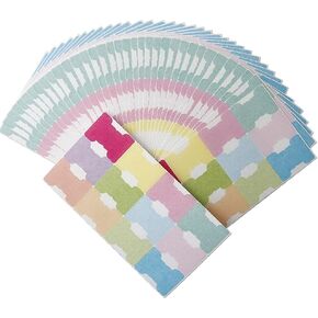 420 Pcs Thickened Handwritten Page Markers, Color Index Classification Label With 12 Colors, 35 Sheet Self-Adhesive Sticky Note Tags, Colors Adhesive Page Index Tabs Flags for Diary Notebook Bookmark.