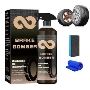 120ML Brake Bomber Cleaner Powerful Non-Acid Wheel Cleaner, Perfect for Cleaning Wheels and Tires, Car Rim Cleaner & Brake Dust Remover,Automobile Wheel Cleaner