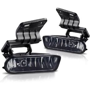 AUTOSAVER88 Fog Lights Compatible with 1999 2000 2001 2002 Chevy Silverado / 2000 2001 2002 2003 2004 2005 2006 Suburban / 2000-2006 Chevy Tahoe Fog Lamps with 880 12V 27W Bulbs (Clear) in Kuwait