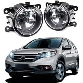 Fog lights Replacement For ACURA HONDA TSX RDX TL ILX CRV PILOT 33900-T0A-A01 Front Bumper Assembly with Bulbs Daytime Driving Lamps Left + Right Side