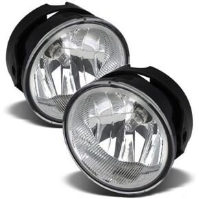 RP Remarkable Power, Fits For 2007-2013 Expedition / 2008-2011 Ranger Chrome Fog Lights Only with H10 12V-42W Bulbs FL7122 Bumper Lamps Kit OE Style Clear