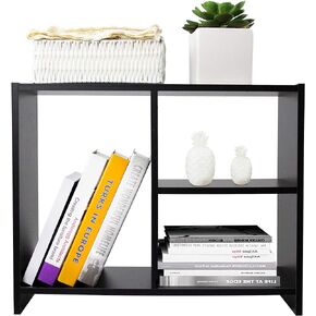 Jerry & Maggie Extra Large Desk Organizer Shelves for Office Organization, Multi Units Storage Rack Home Office Accessories, Office Must Haves Desk Shelf for Top of Desk, Black