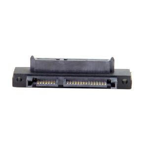 Cablecc الزاوية اليمنى 90 درجة SATA 22Pin 7 + 15 ذكر إلى SATA 22P أنثى تمديد محول محول