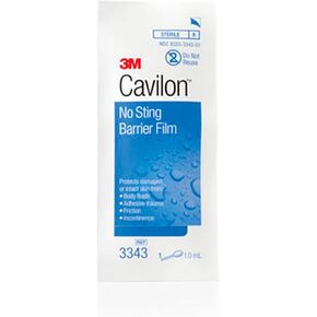 3M Cavilon No Sting Barrier Film 3343, 100 Applicators (4 Packs of 25)