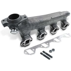 A-Premium Right Exhaust Manifold Compatible with Ford F-150 1988-1996 F-250 F-350 1988-1997 E-150 E-250 E-350 Econoline Club Wagon 5.8L