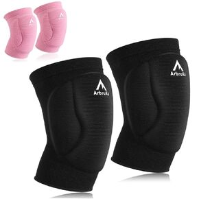 Volleyball Knee Pads for Men Women Boy Girl , Knee Protector Knee Supporter . Knee compression Sleeve with high Protection Cushion for Volleyball ,Running ,House Cleaner , Worker , Weight lifting , Dancer