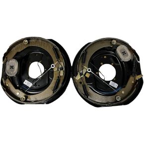 M-parts Replacement Trailer Brakes - 1 Pair 12" x 2" Self Adjusting Electric Trailer Brake for up to 7,000LB Rated Trailer Axles, Replacement Electric Trailer Brakes with Hardware