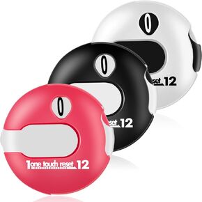 Fiada Golf Score Counter Mini Golf Stroke Counter Scoring Keeper up to 12 Shot Score Golf for Women Men Golf Attachment Accessories to Scorekeeper Glove for Outdoor 1.2 Inch