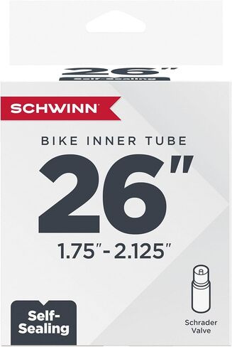 Schwinn Replacement Tube for Bike Tires, Inner Tubes with Schrader Valve, Self-Sealing or Basic Tube, Fits 12" / 16" / 18" / 20" / 24" / 26" / 27"/ 27.5" / 29" / 700c Bike Tire in Saudi Arabia