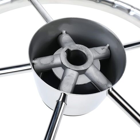 عجلة قيادة باتيوير 5 تكلم 13-1/2 بوصة طراز مدمر من الفولاذ المقاوم للصدأ مع مقبض كبير الحجم in Kuwait