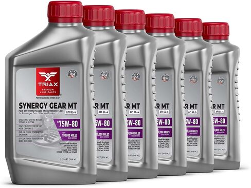 TRIAX Synergy Gear Max MT 75W-80 GL-4, Full Synthetic Manual Transmission and Gear Box (1 Quart) in Saudi Arabia